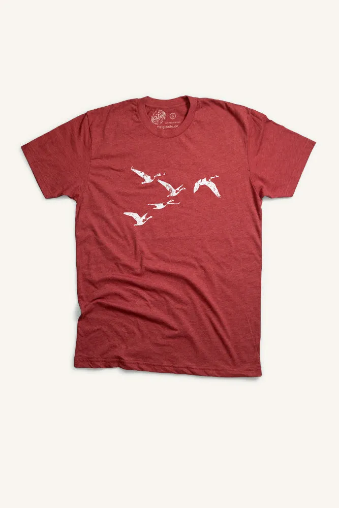 Relaxed and Comfy Canada Geese T-shirt (Mens)