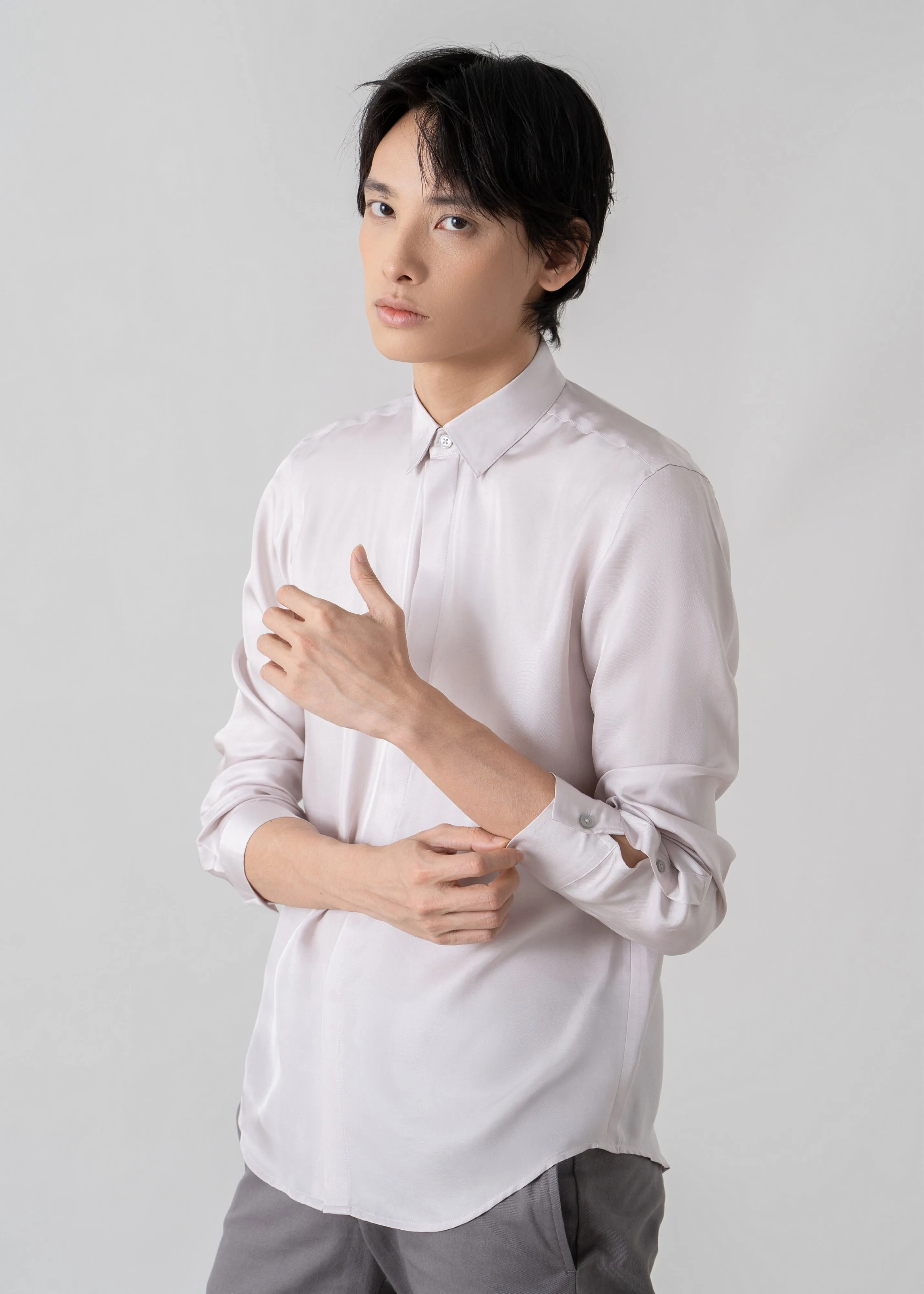 Sustainable Dye Process Timeless elegance CARDAMOM - MOON GREY