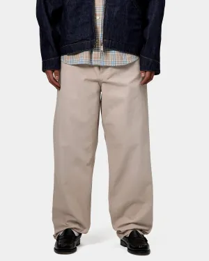 Vibrant Fashion Lover Carhartt WIP Single Knee Pant Relaxed Fit Canvas Trousers - Dusky Beige Stone Canvas