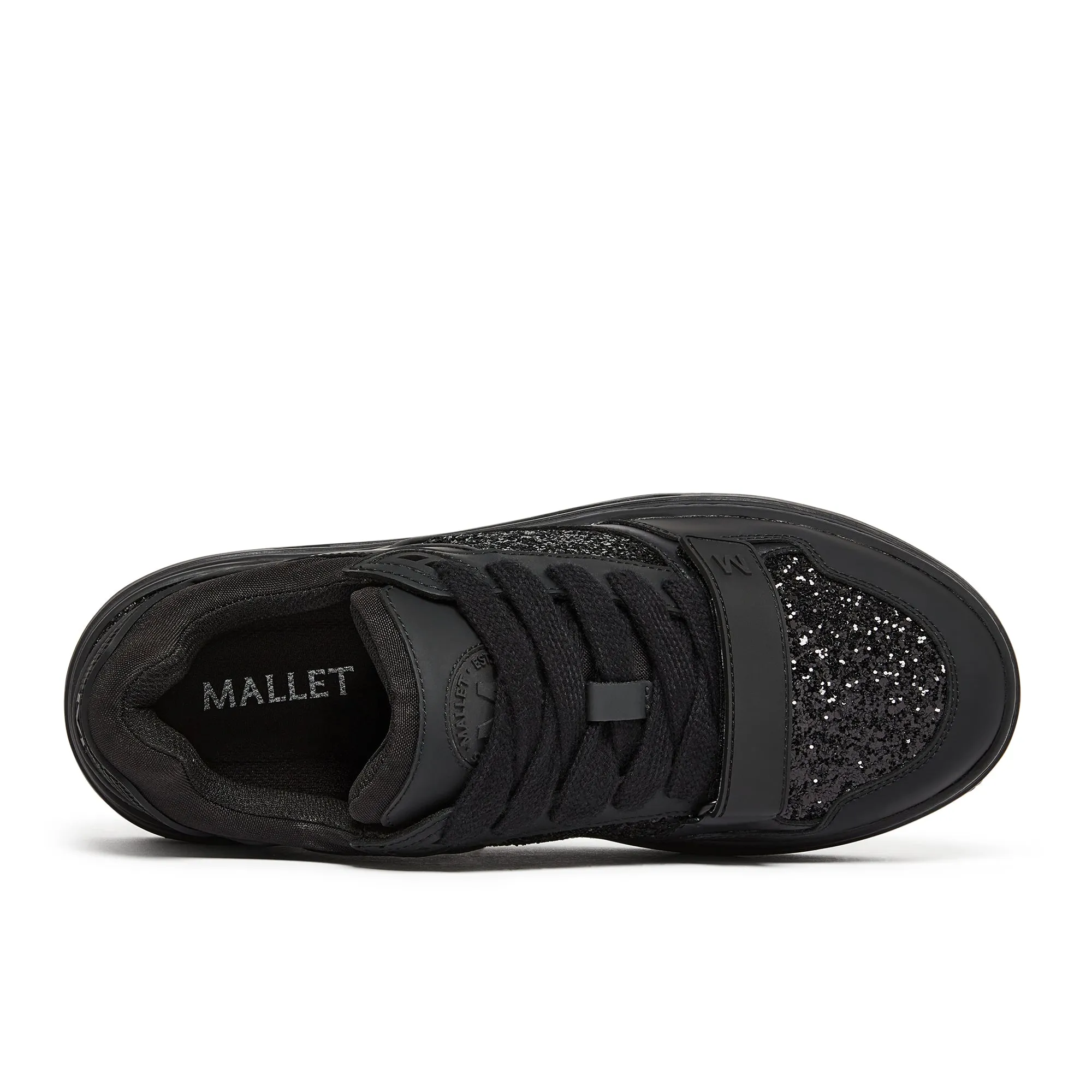 Carlton Strap Black Spark Old School Shine Silver