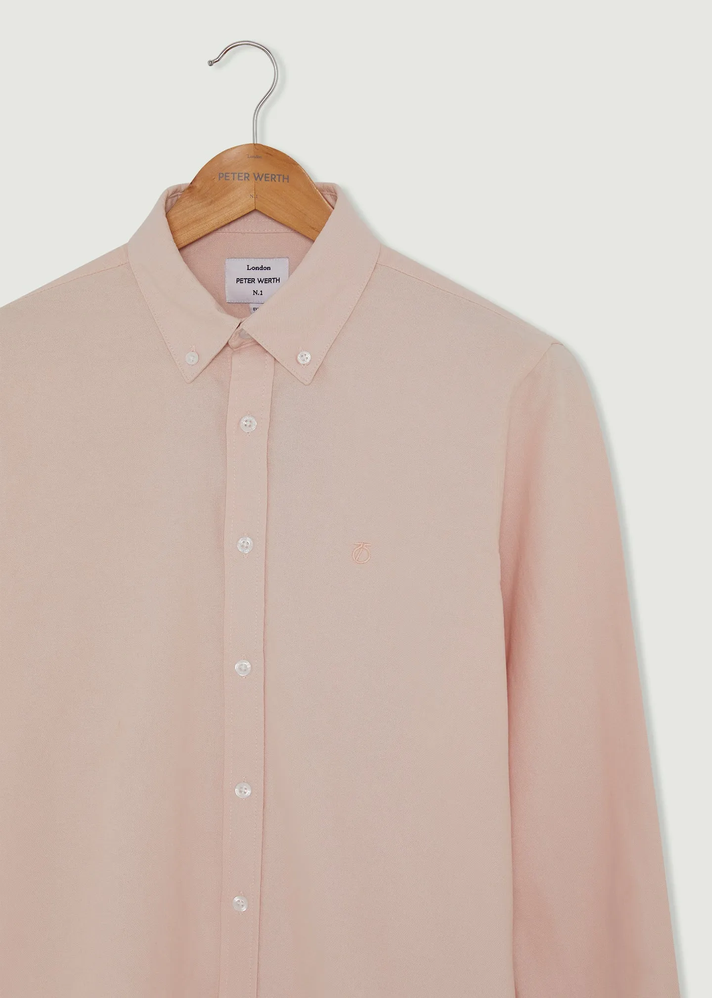 Castle Long Sleeve Shirt - Pink Tailored Fit