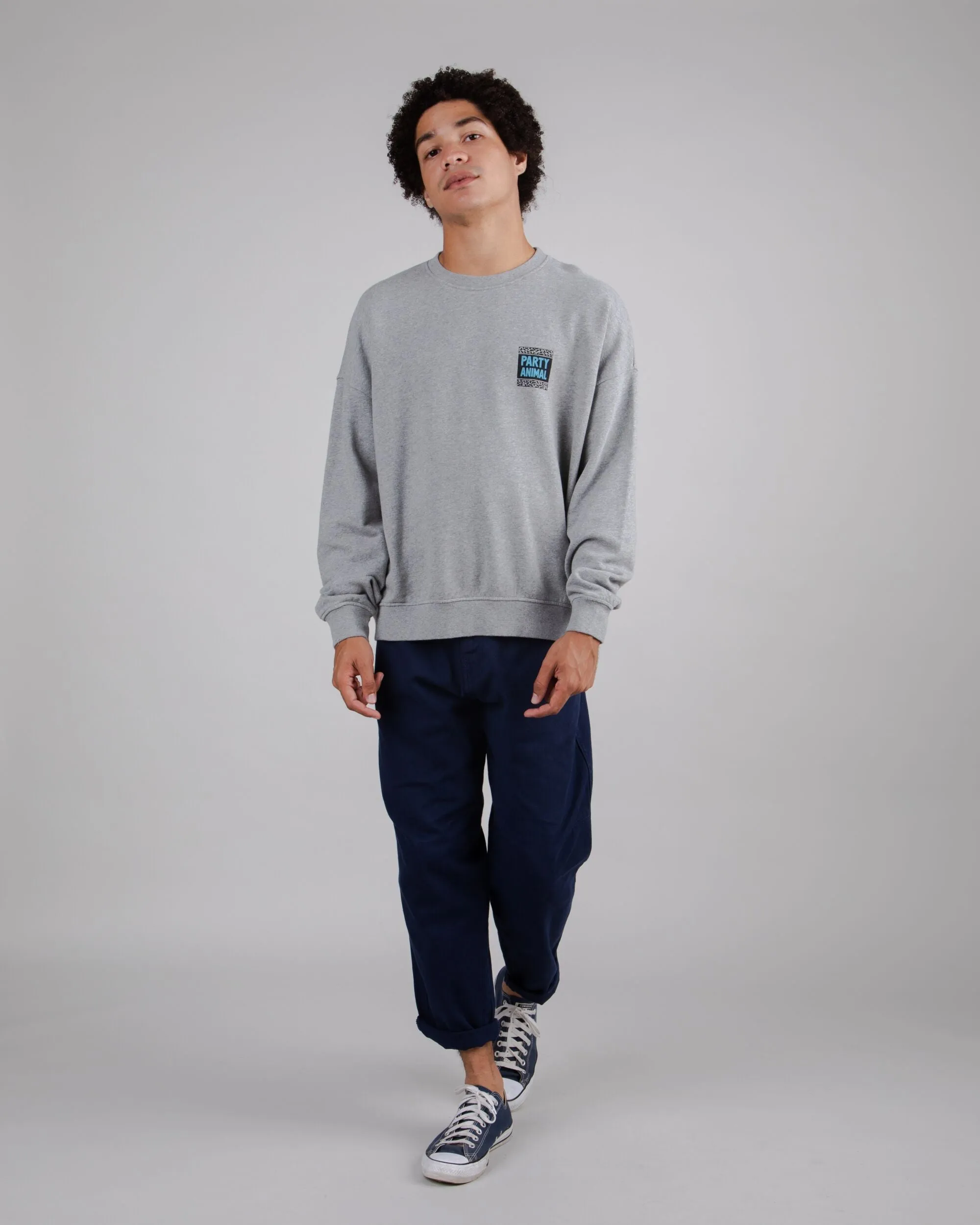 Yeye Weller Party Oversize Sweatshirt Grey product team spirit Essential Comfort