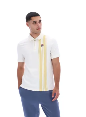 Dario Zipped Polo RibbedNeckBanding