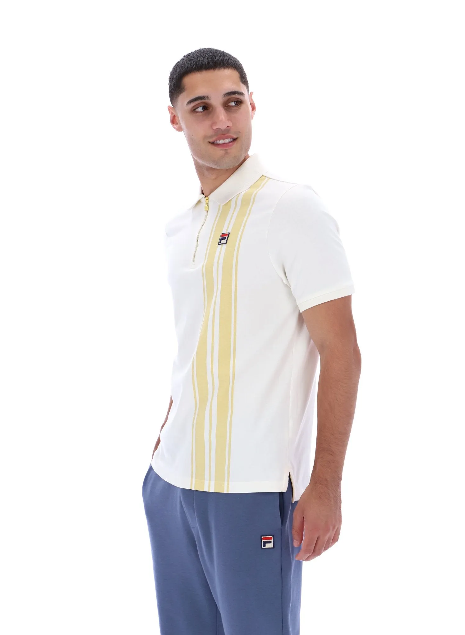 Dario Zipped Polo Multi Panel Structure