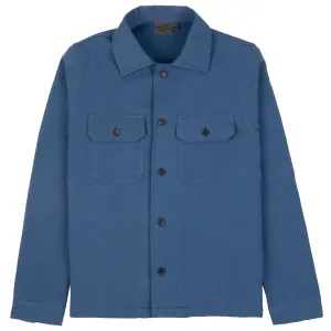 Fashion Layer Work Shirt - Loose Weave Dobby - Pale Indigo