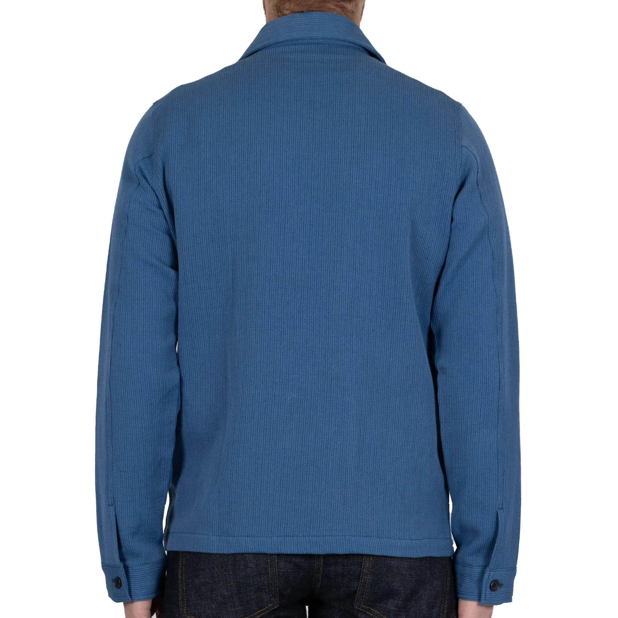 Designer Touch Sporty Comfort Work Shirt - Loose Weave Dobby - Pale Indigo