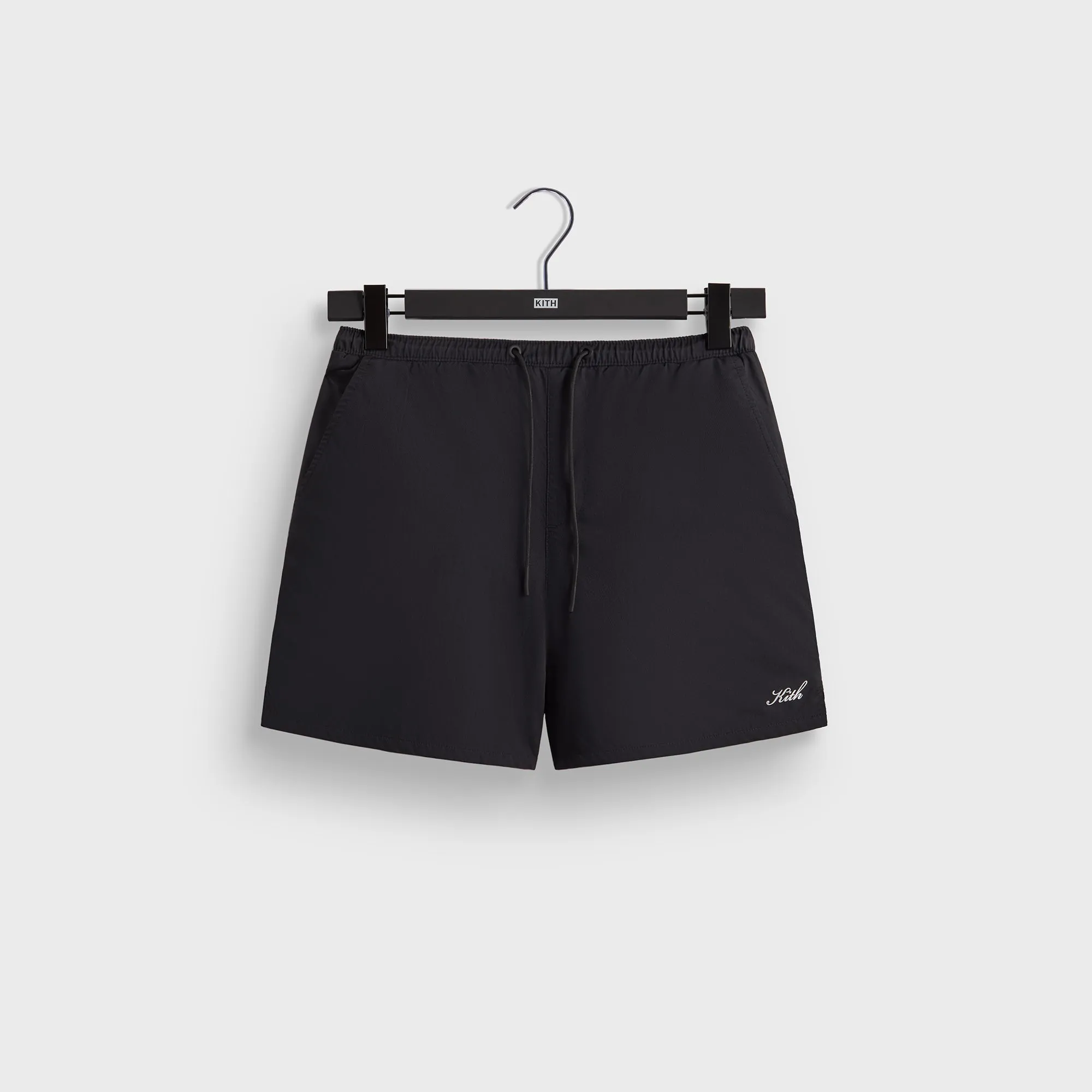Kith Twill Collins Swim Short - Black Sporty Performance Sporty Comfort
