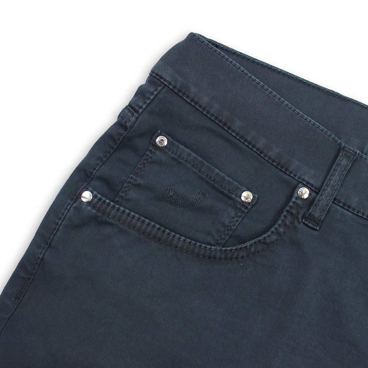 Jacob Cohen - Nicolas Slim Fit Shorts in Navy color - fast