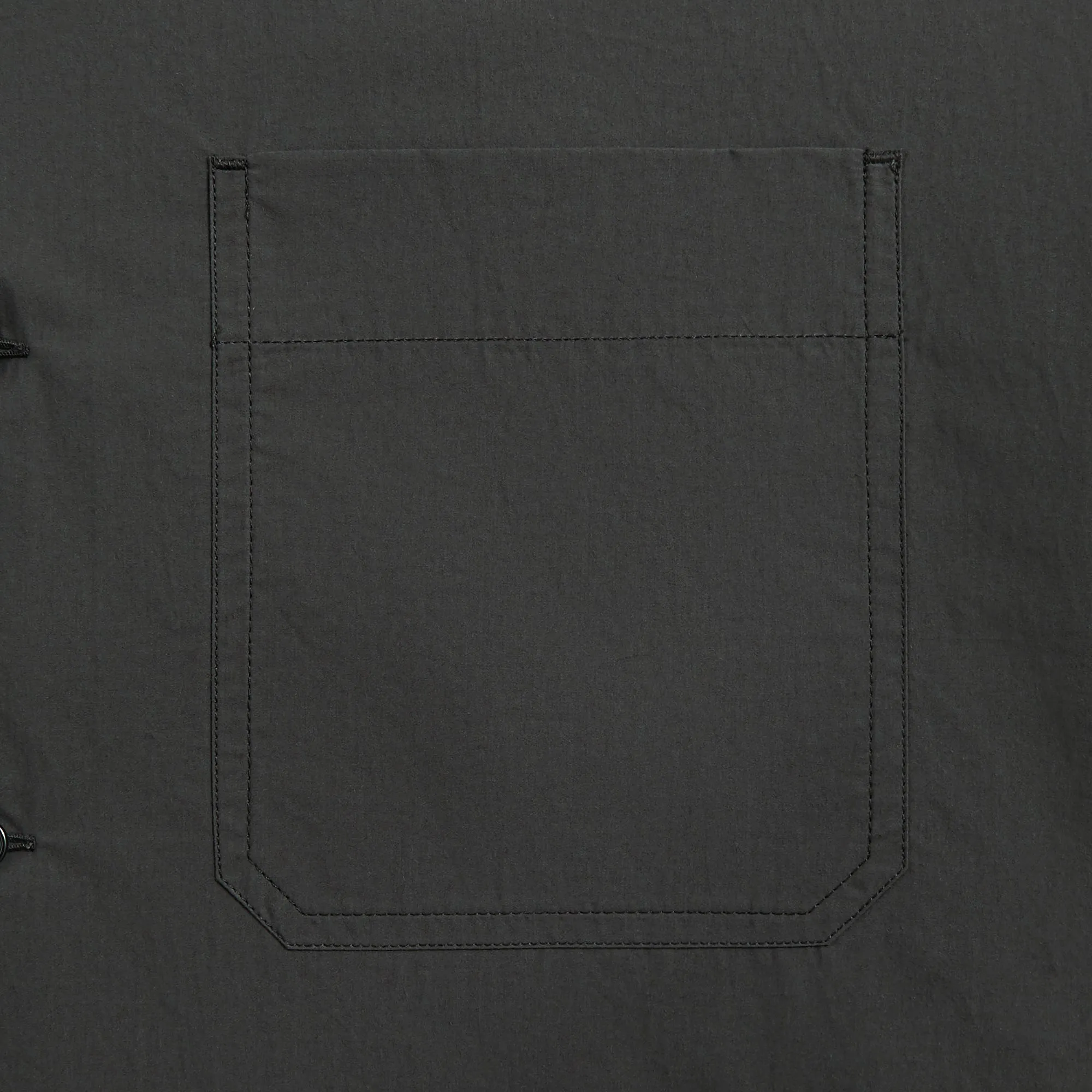 Lemaire Convertible Shirt - Charcoal Detachable Layer