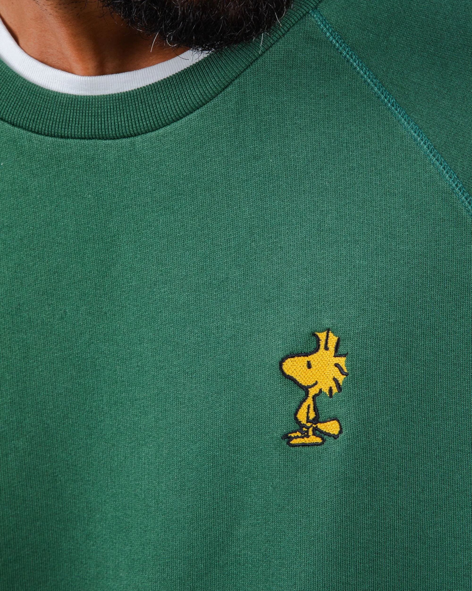 pattern trend Peanuts Woodstock Sweatshirt Green