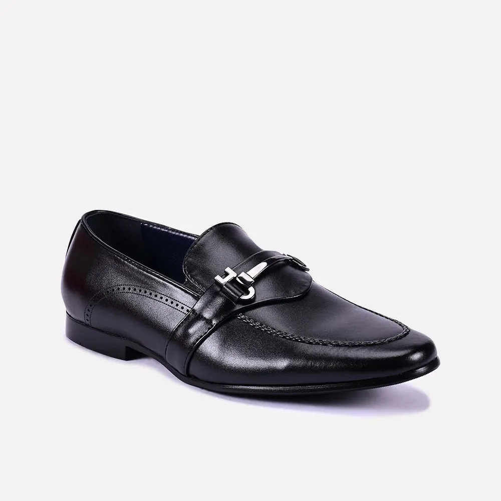 Occasion Sharp Sturdy Build Charles Black Formal Shoes 0111012