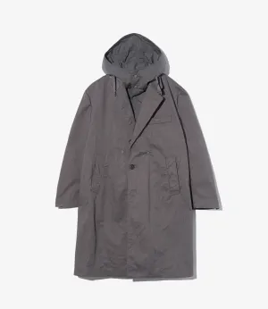Travel Must Crisp Clean Fit Chester Coat ?C Grey Tanker Twill