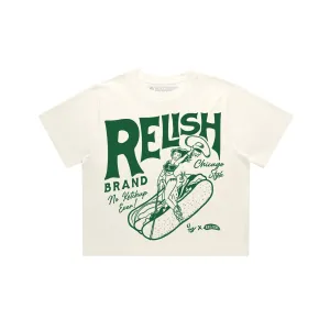 Chi Rider - El Ray Collab - Ivory - Crop Top Embroidered Details Sustainable production