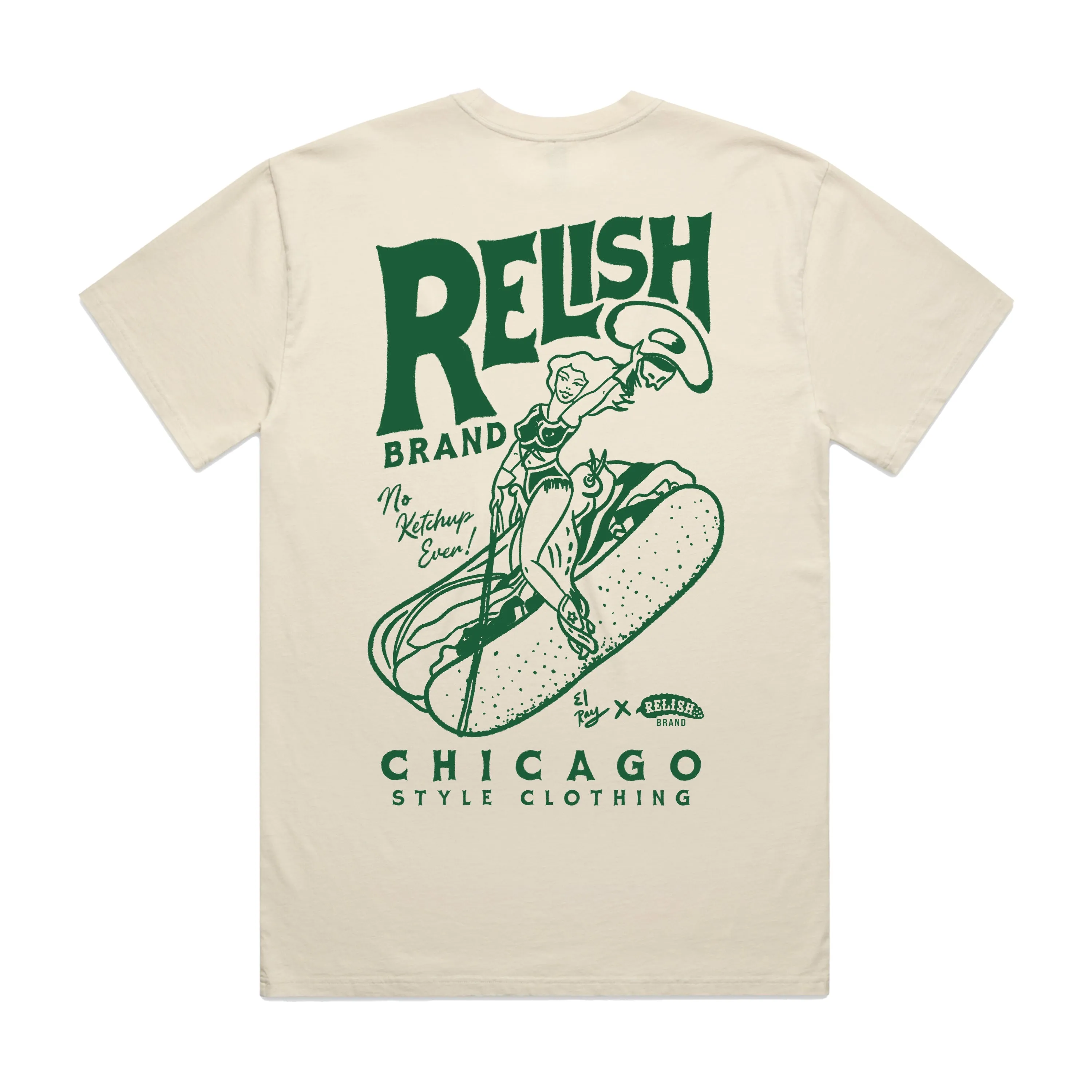 Chi Rider - El Ray Collab - Ivory - Garment Dyed Urban Style No-Fuss Design