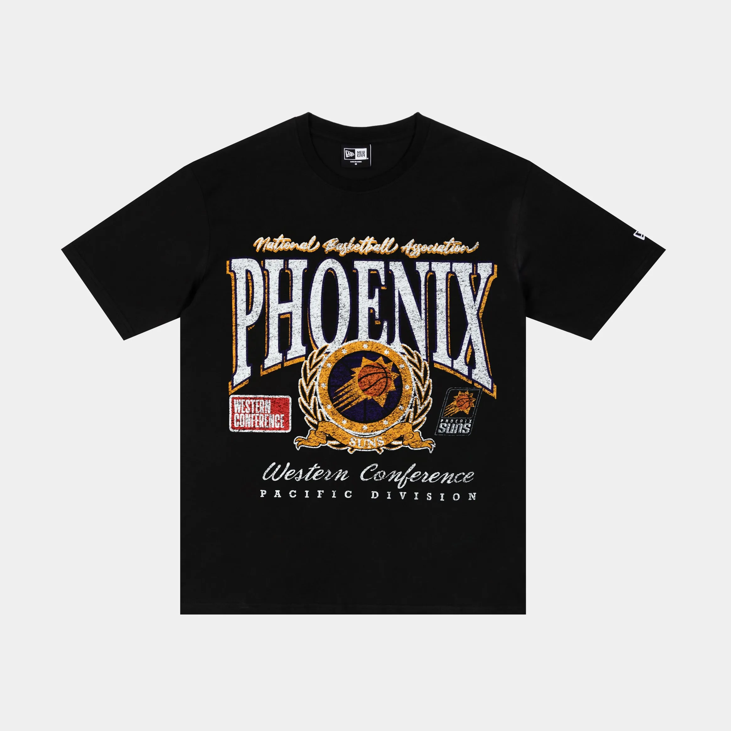 Phoenix Suns Oversized Mens Short Sleeve Shirt (Black/White) Effortless Look Summer Style