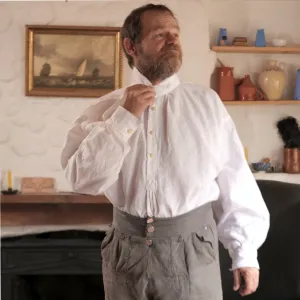Early 19th Century Empire Shirt in Linen All-Occasion Wear