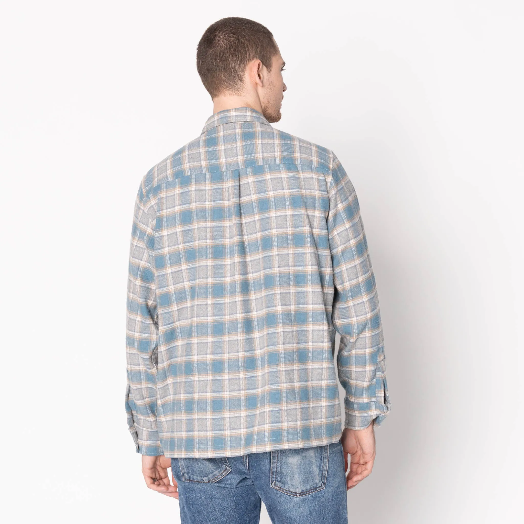 True Shirt - Soft Brushed Faded Flannel - Faded Blue Year-Round Favorite Anniversary Special