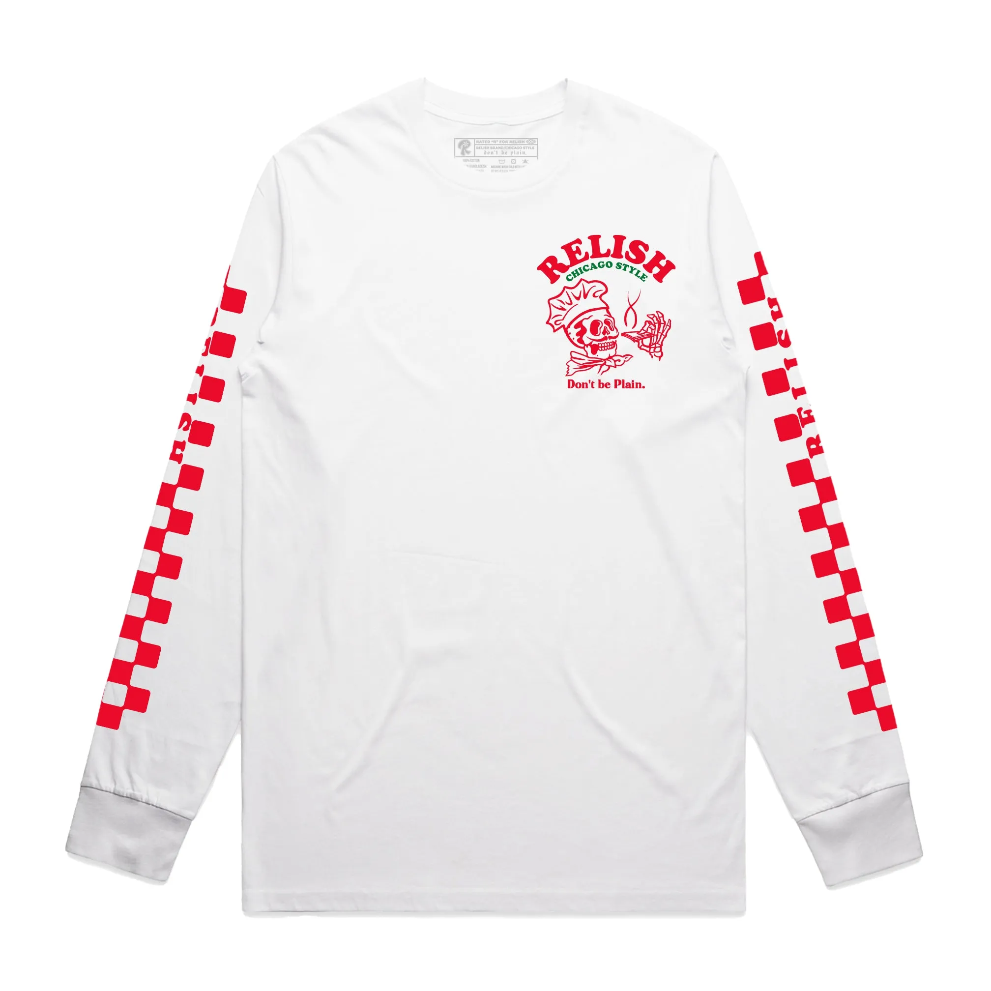 Breathable Fit Design Chicago Pizza - Deep Dish or Tavern style? - Garment Dyed Long Sleeve