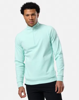 Stylish Hoodie Chill Half Zip in Mint