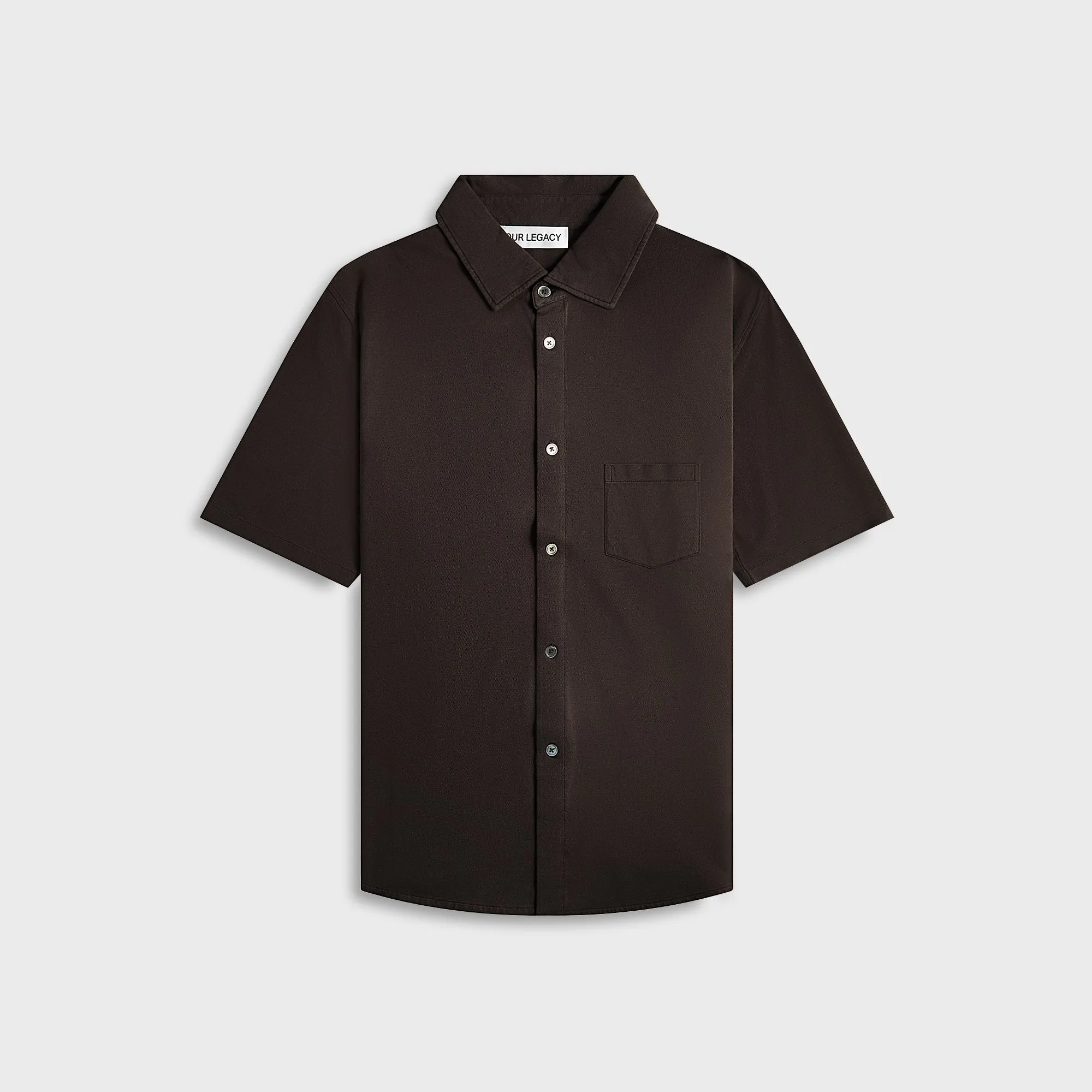 UV Block Our Legacy Analog Shirt - Deep Brown Super Mall Piquet