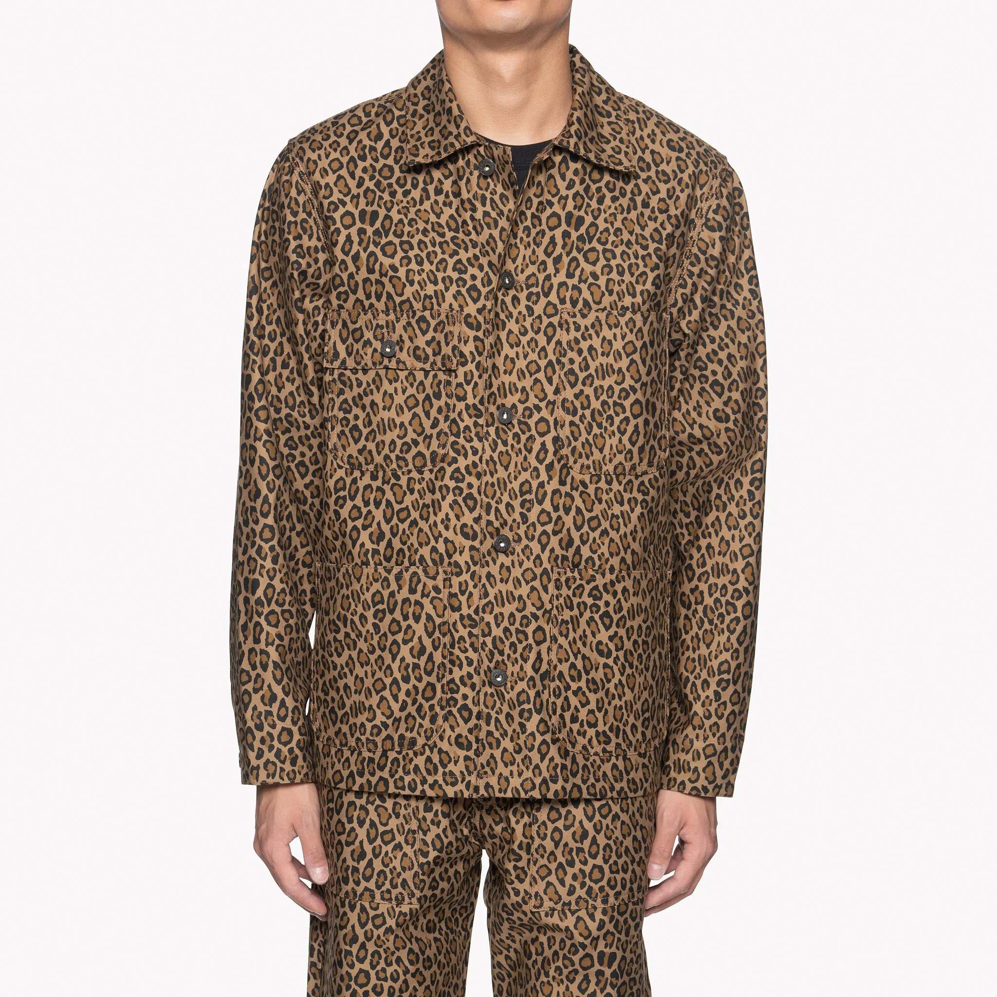 Chore Coat - Leopard Print InterchangeableLining Quick Access Hidden Pockets