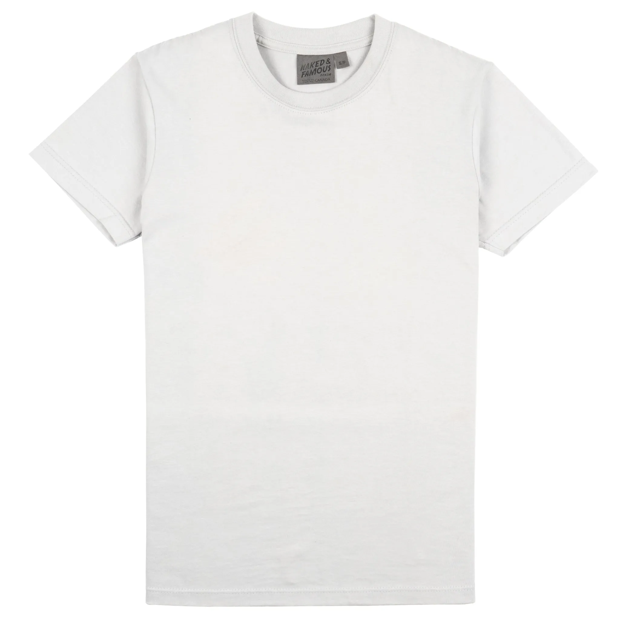 Circular Knit T-Shirt - Grey Casual Look