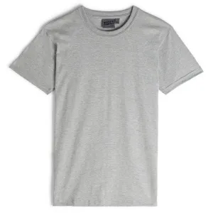 Quality Fabric TaglessDesign Circular Knit T-Shirt - Heather Grey?
