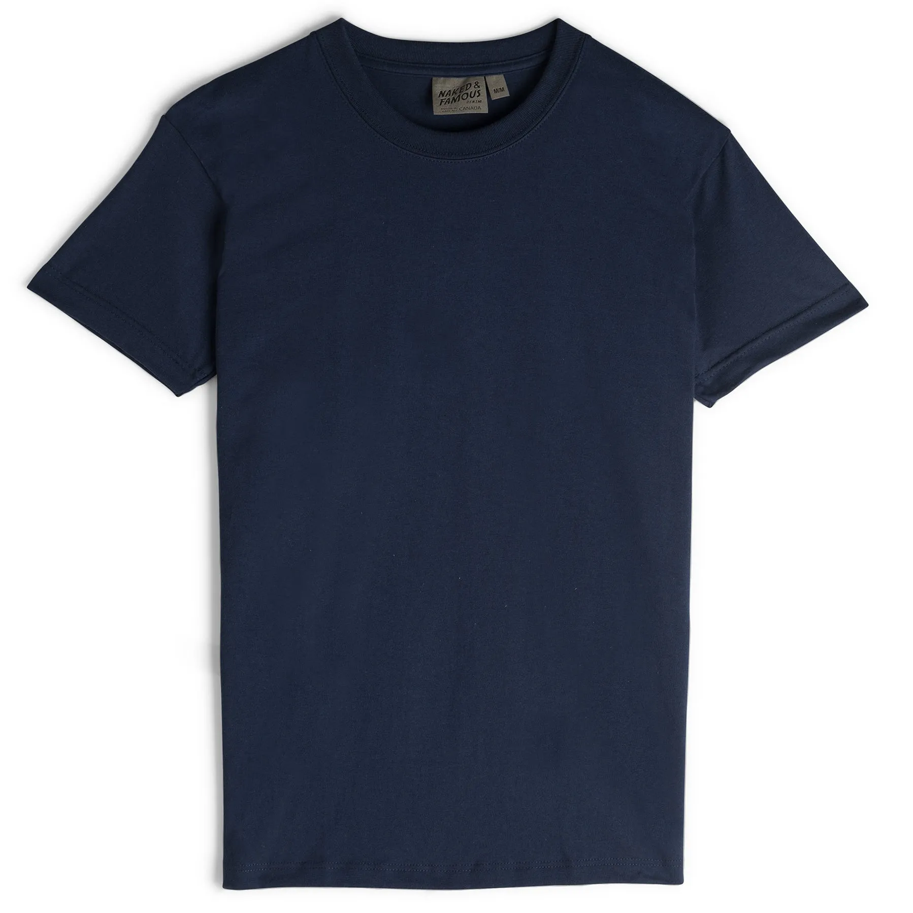 Circular Knit T-Shirt - Solid Navy Daily Casual