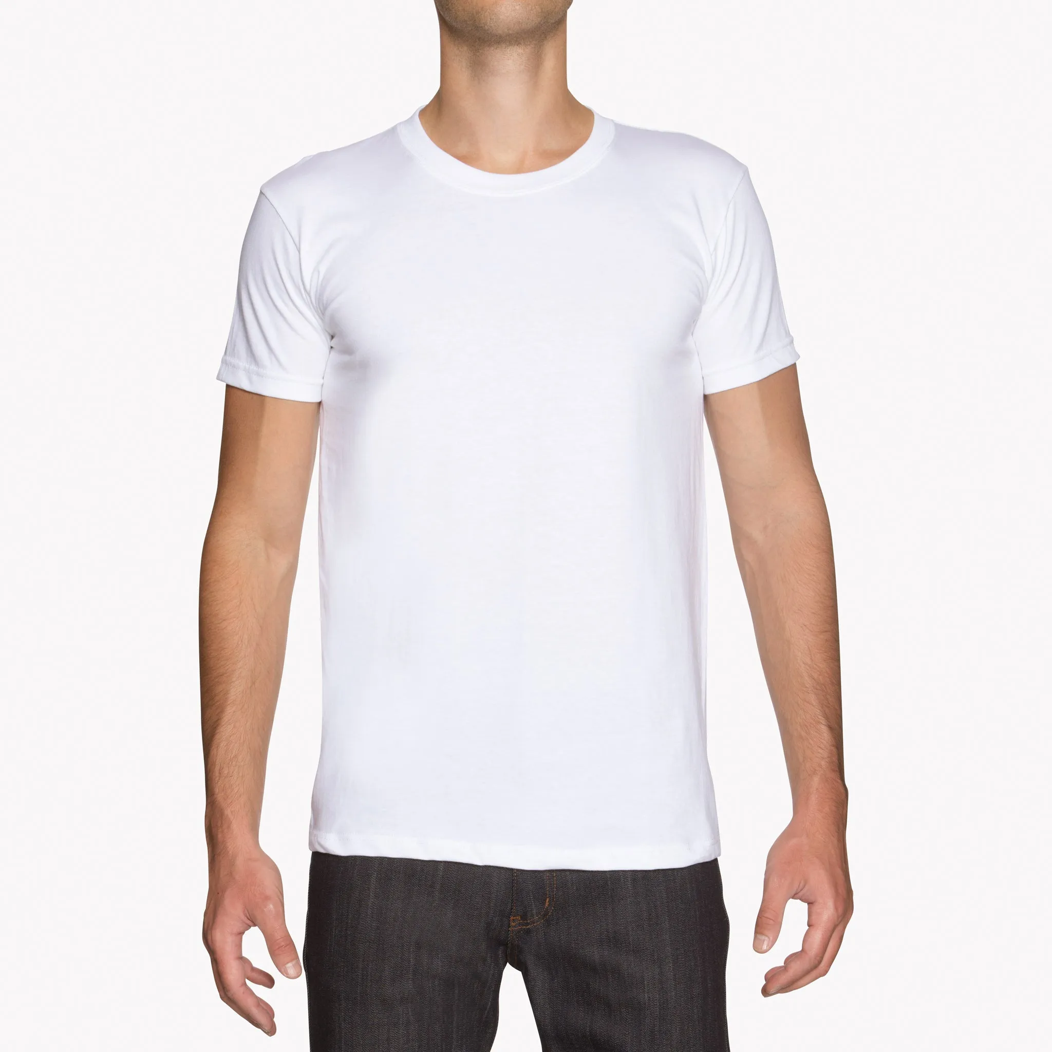 Circular Knit T-Shirt - White? Easy Fit