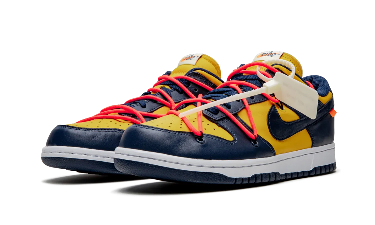 Dunk Low "Off-White - University Gold" Breathable Footbed Active Lifestyle