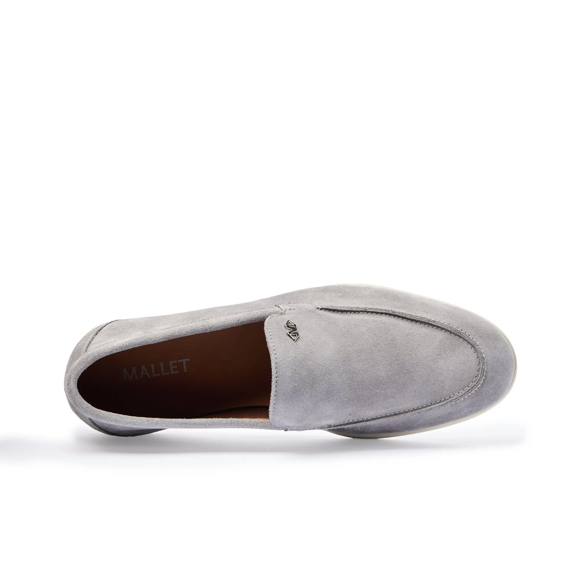 City Loafer Grey Weekend Outings Toe Clear