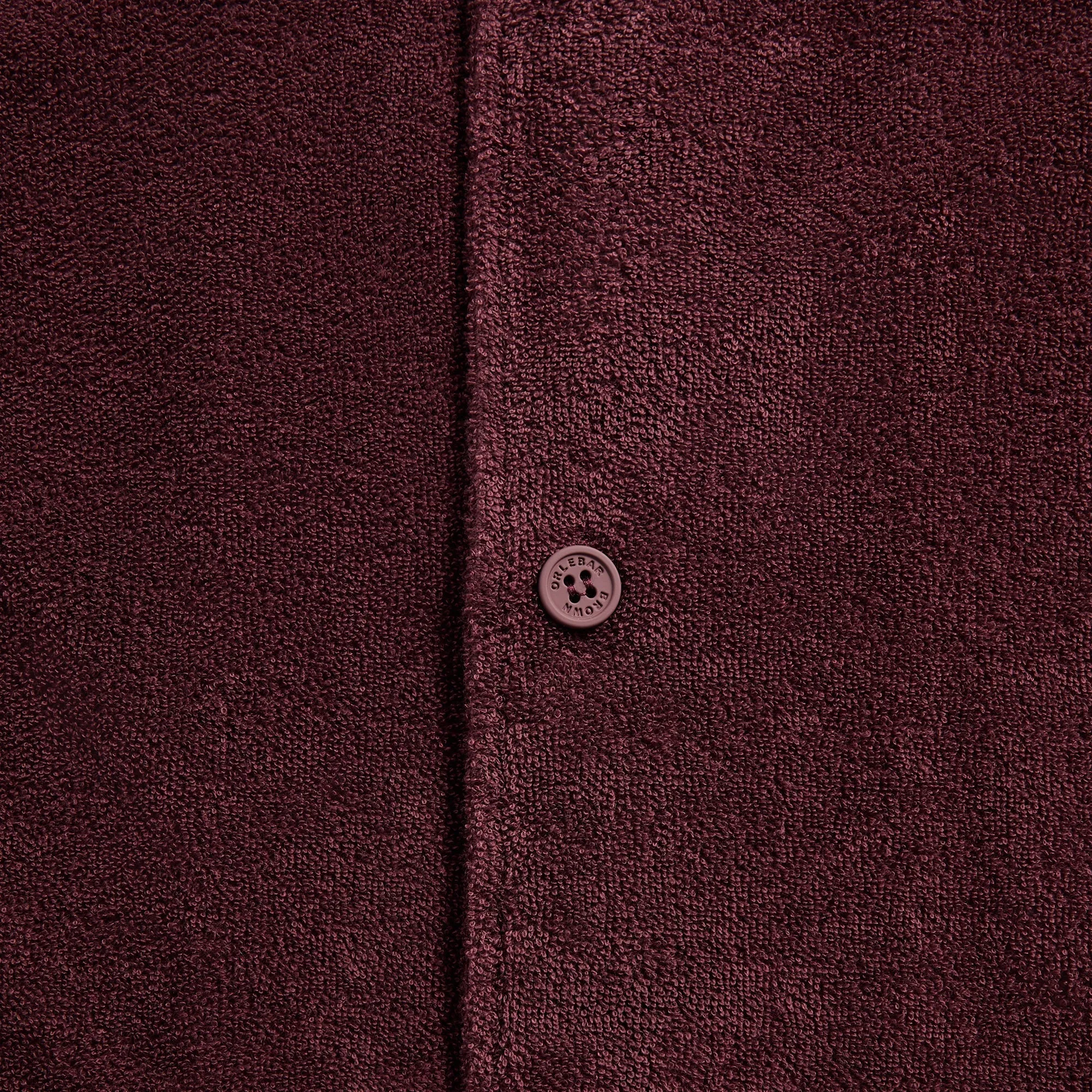 Heavy Duty Zippers Anytime Outer Fit Orlebar Brown Howell Shirt - Damson