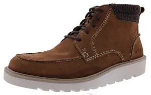 Clarks Men's Barnes Mid Oxford Boot Dry Comfort