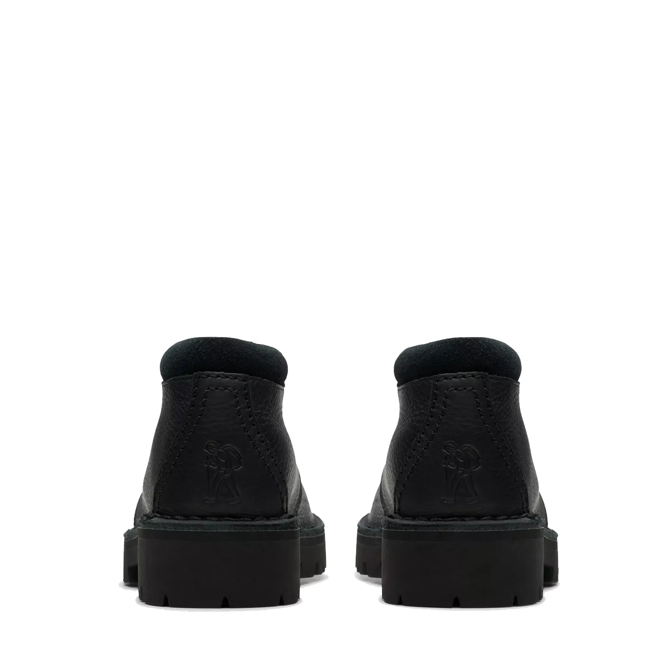 Clarks Originals Trek Hike Shoe Black Leather All Weather Urban Walkers Sole Soft