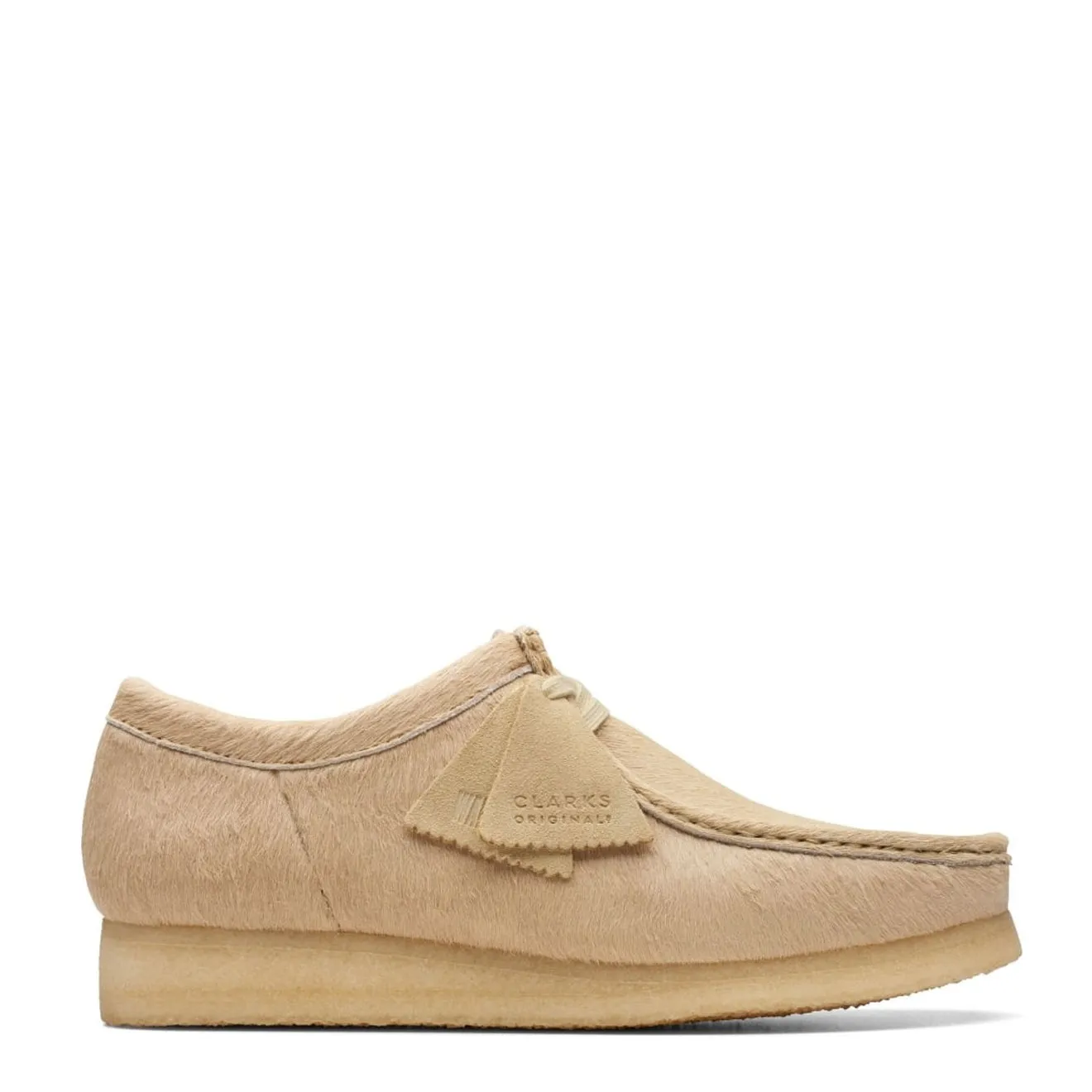 Clarks Originals Wallabee Shoe Maple Hair On Sky View