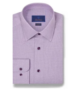 Soft Touch Fabric hypoallergenic material RBSP11004652 | Berry Micro Dobby Dress Shirt