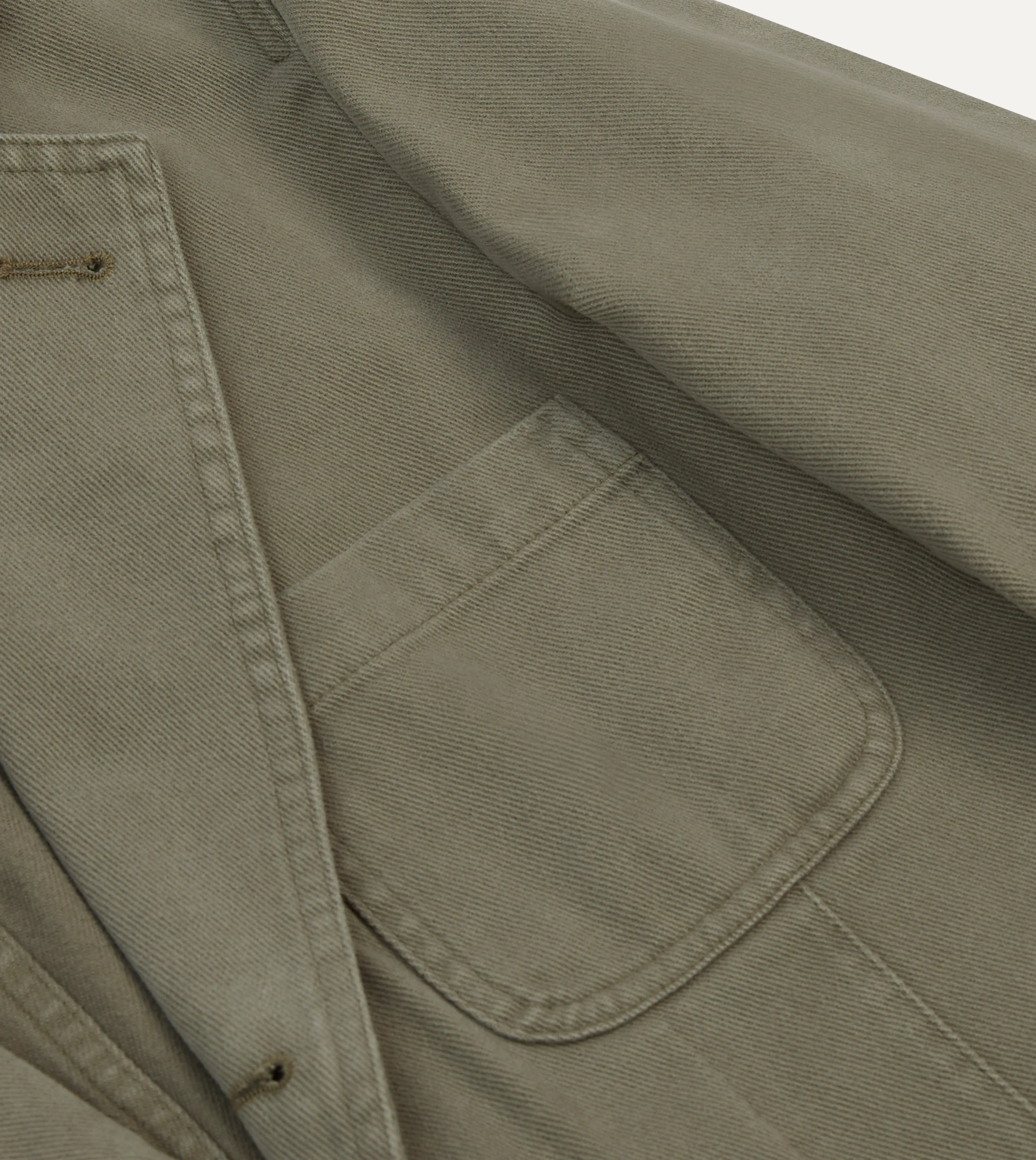 Khaki Heavy Cotton Twill Games Blazer Mk. I Fade Resistant Dye Method