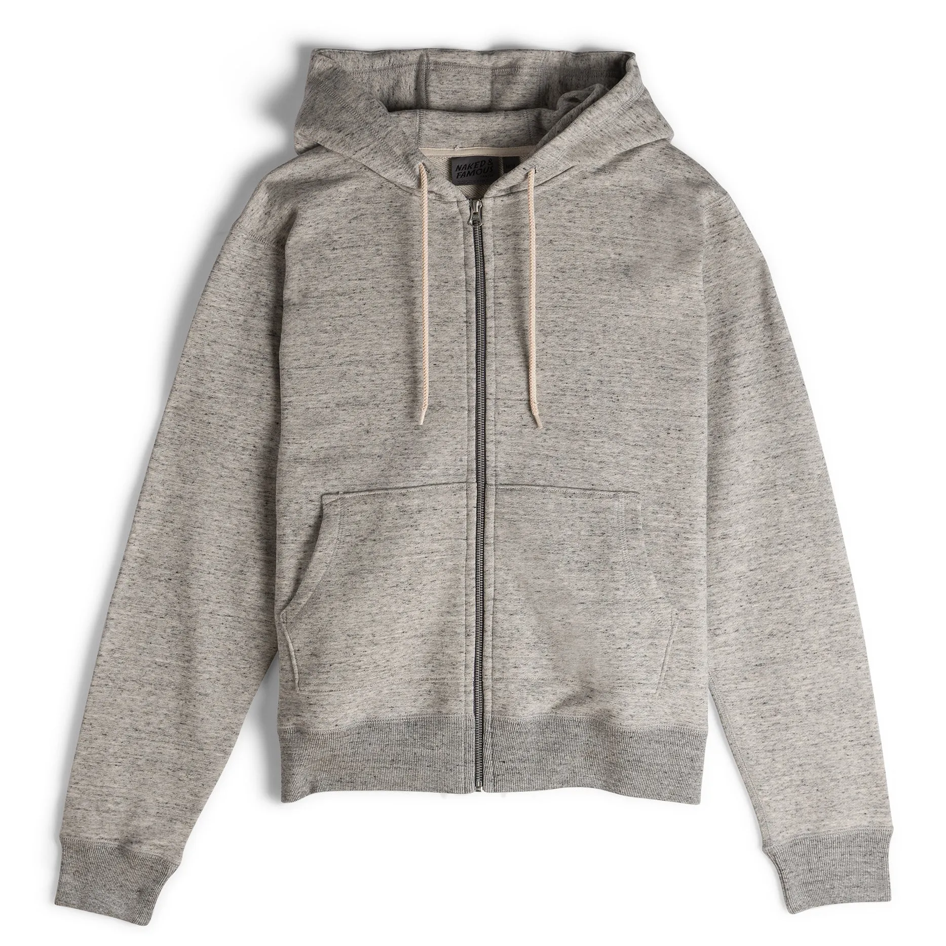product fringe edginess great for presents Zip Hoodie - Heavyweight Terry - Grey