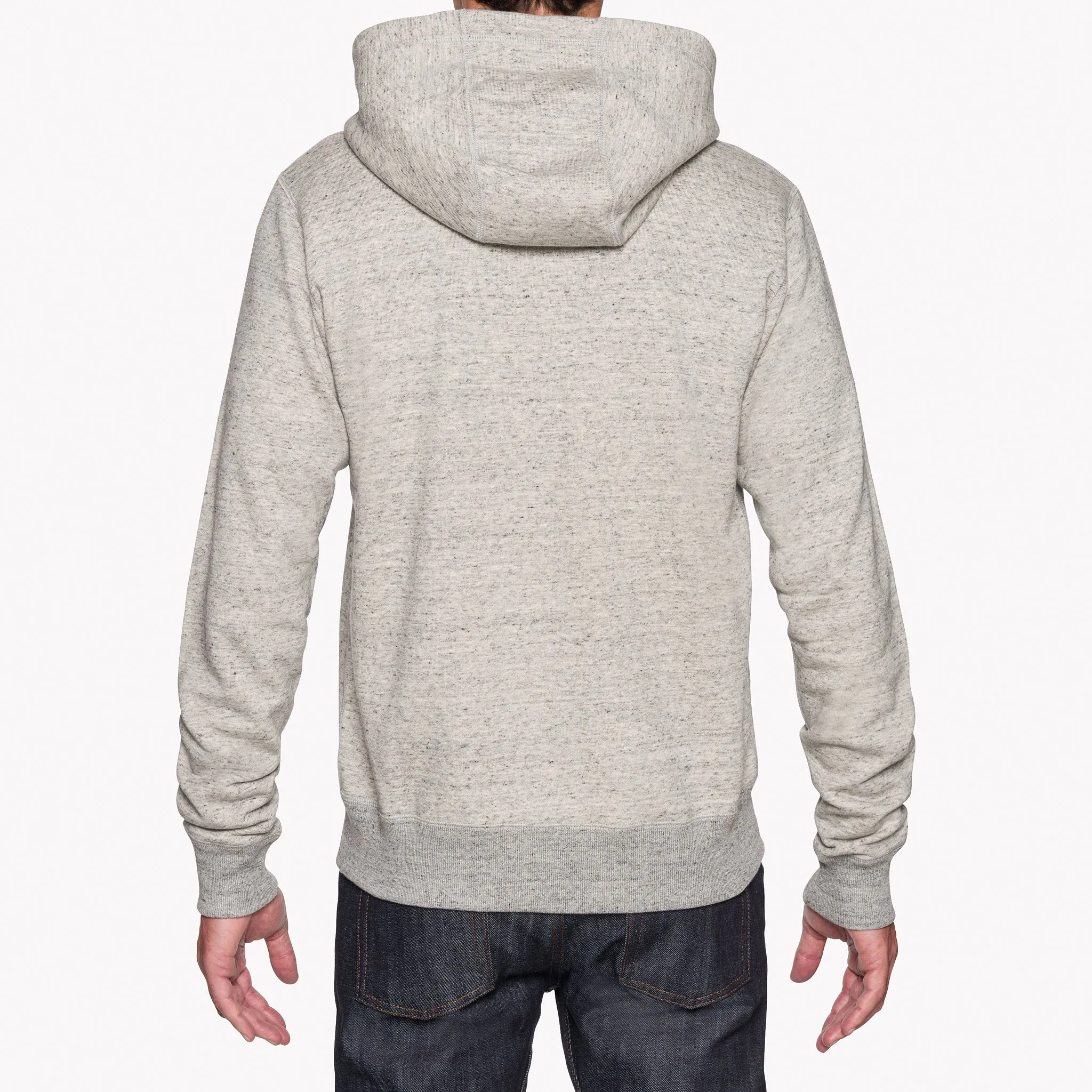 Zip Hoodie - Heavyweight Terry - Grey product chambray casualness