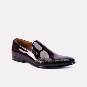 Fashionable appearance Nomad Maroon Glossy Dress Shoes 0111046
