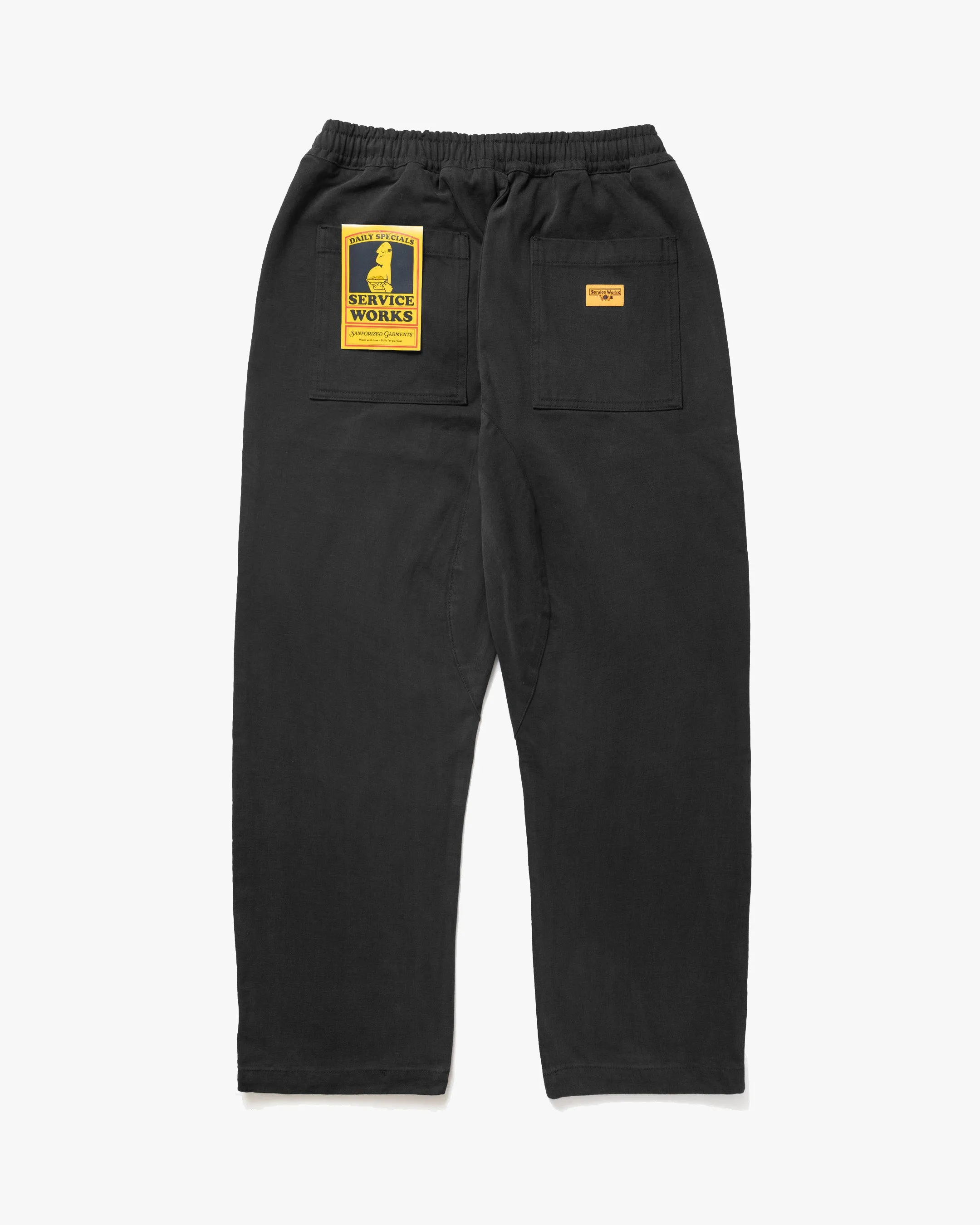 Service Works Moleskin Chef Pant - Black Multi Season Piece