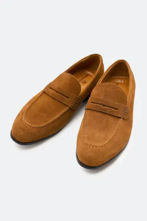 Everyday Comfort Height Gain Brown Formal Moccassins Shoes