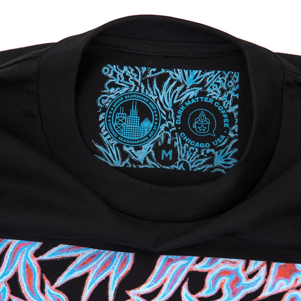 Summer Wardrobe 'Clem' Tee for Uprise & Dark Matter Coffee (Black)