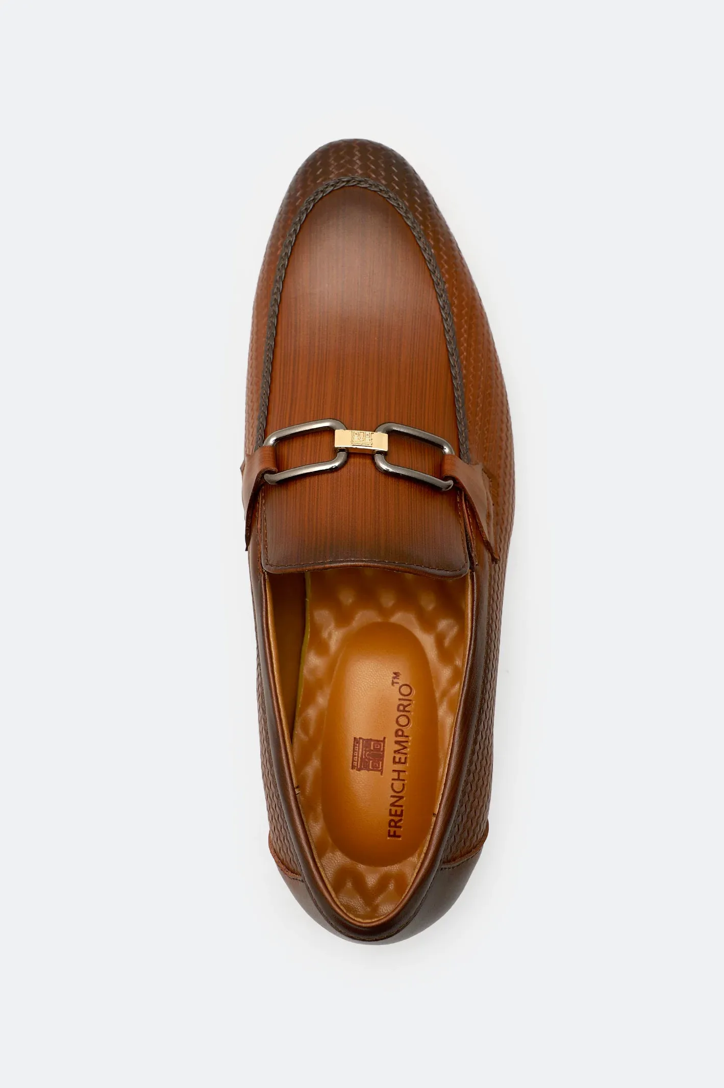 Coffee Men Formal Moccassins Meeting Prep Walk Control