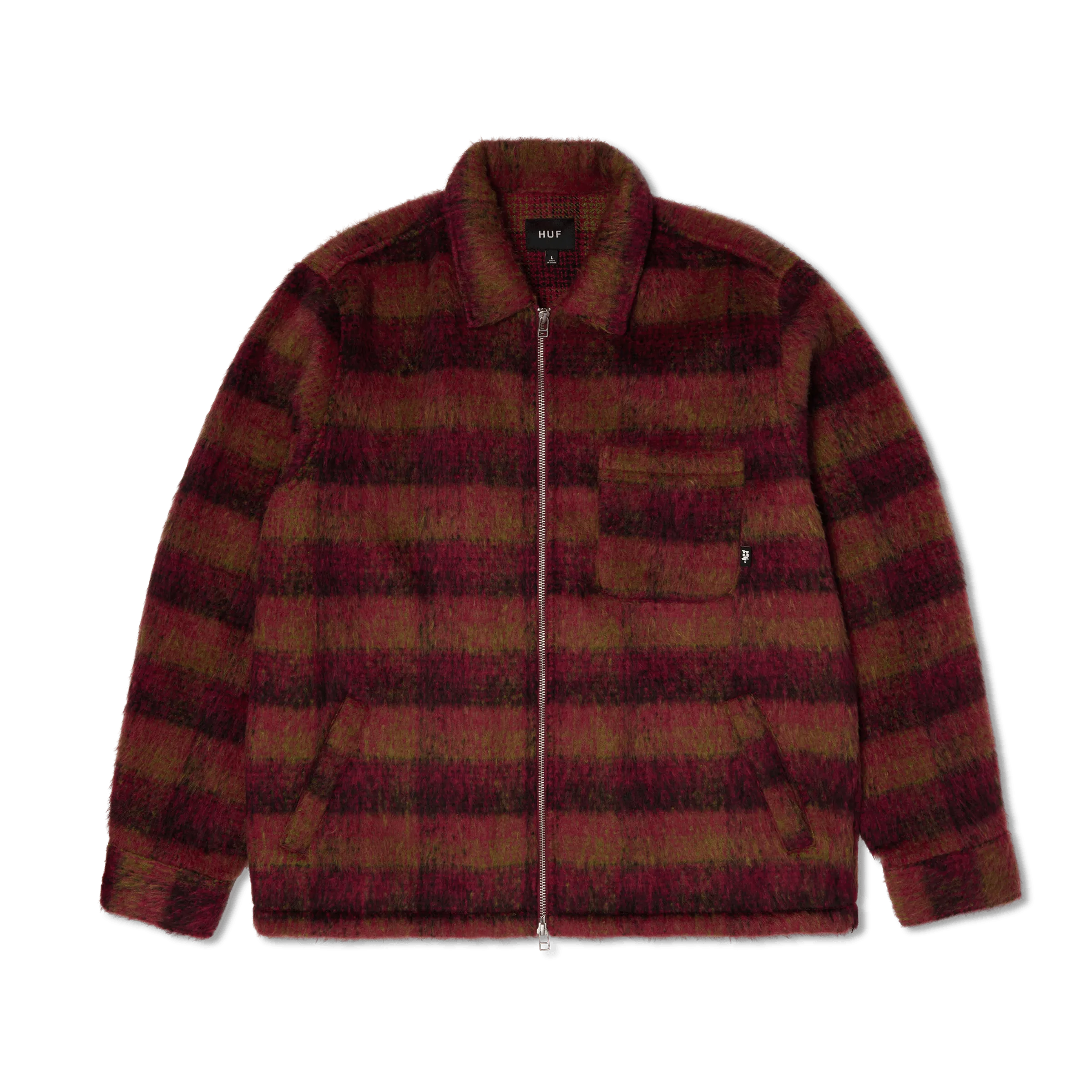 Megablast Plaid Jacket LowProfileStitching TapedSeamConstruction