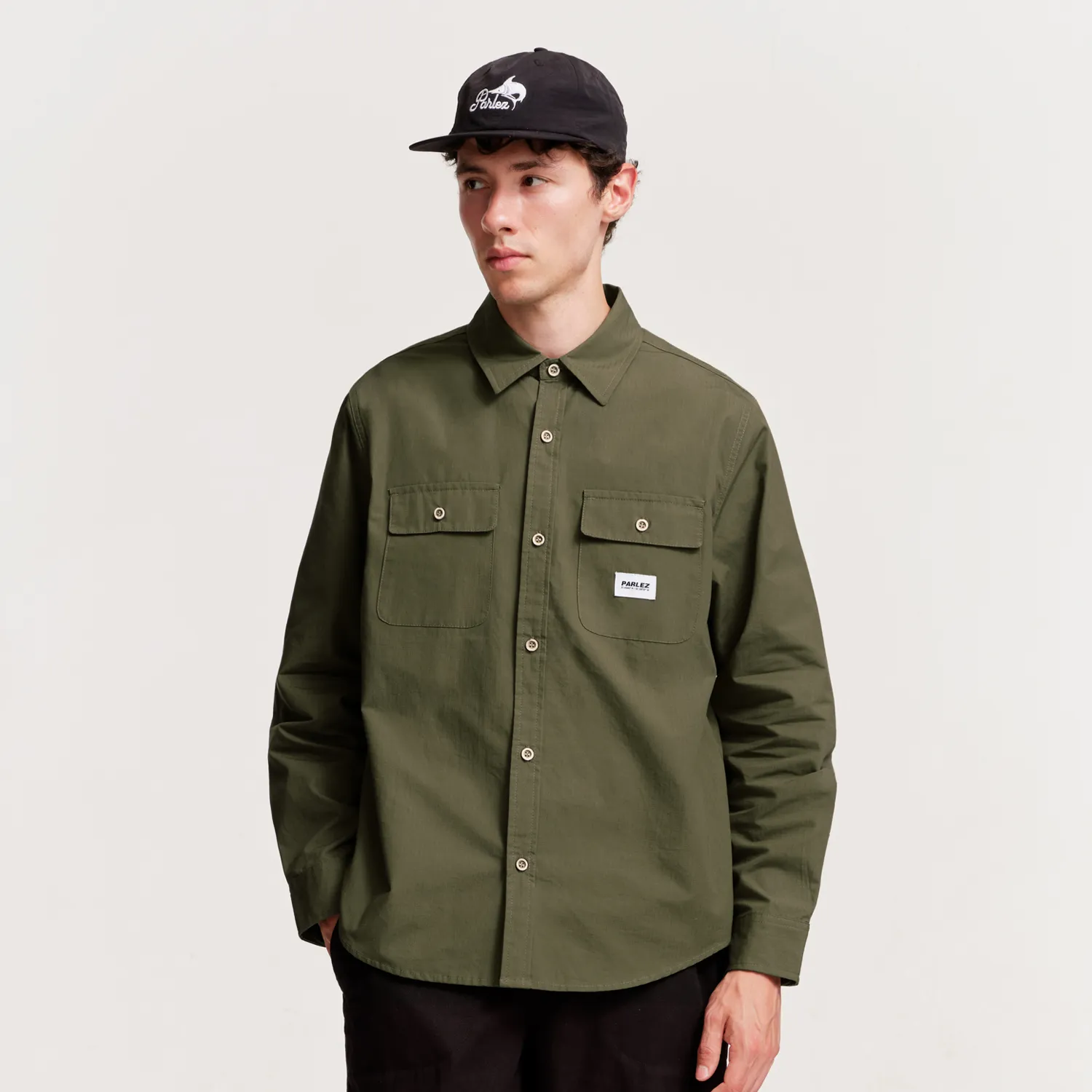 Ample Shirt Moss Breathable back panel Trendy Fit