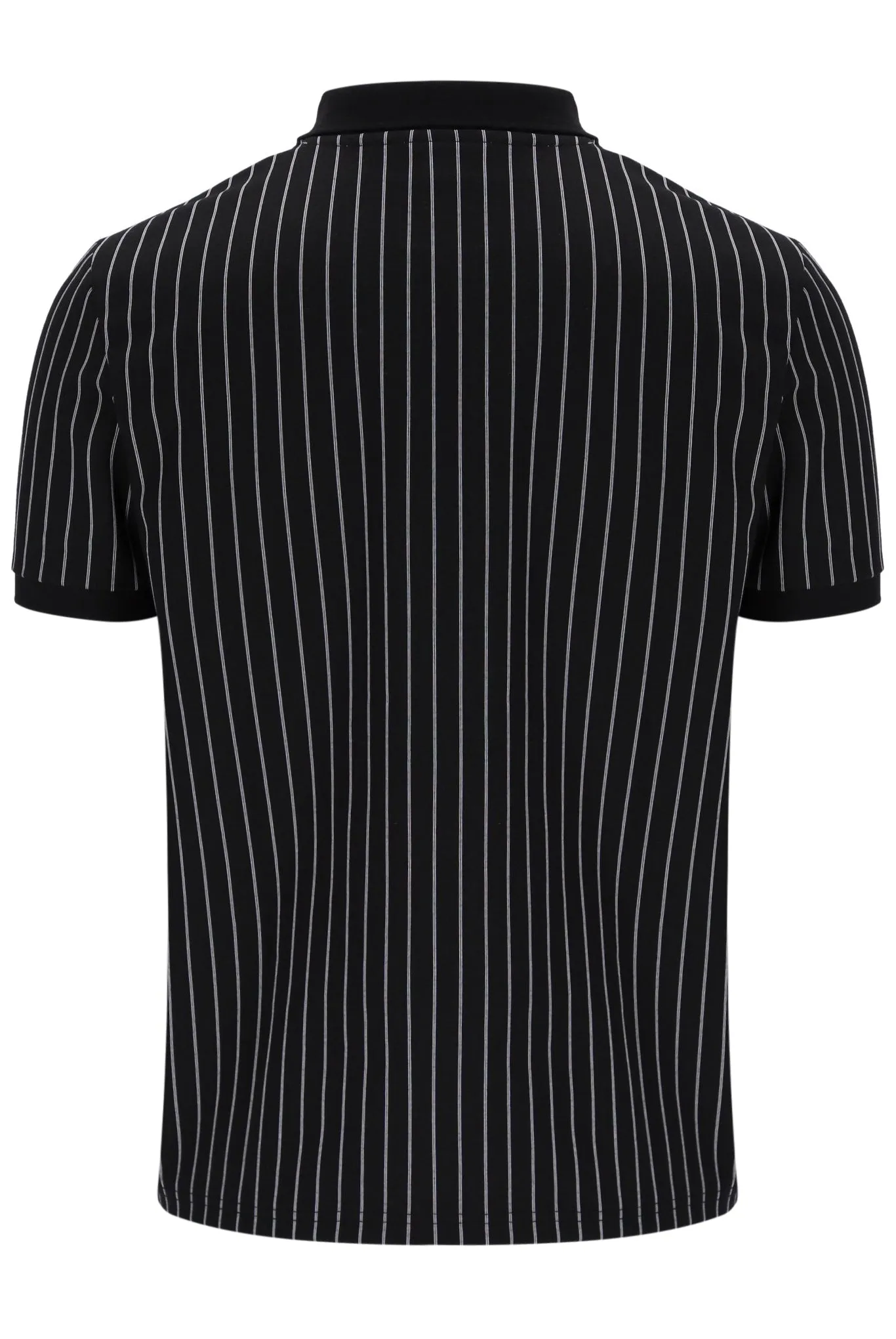 Chill Design Distressed Hem Finish Patton Jacquard Stripe Polo