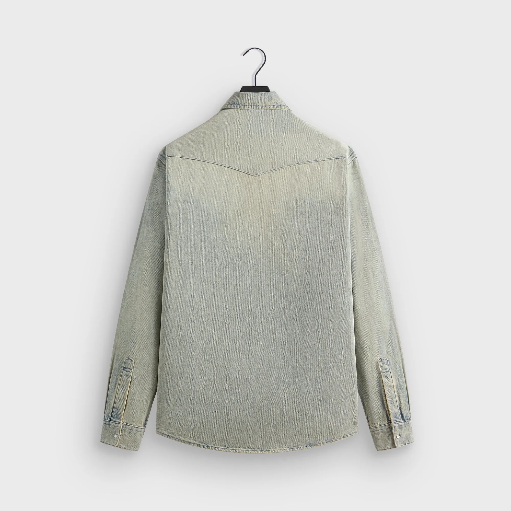 Kith Webster Denim Shirt - Keaton Wash Cold Ready Look
