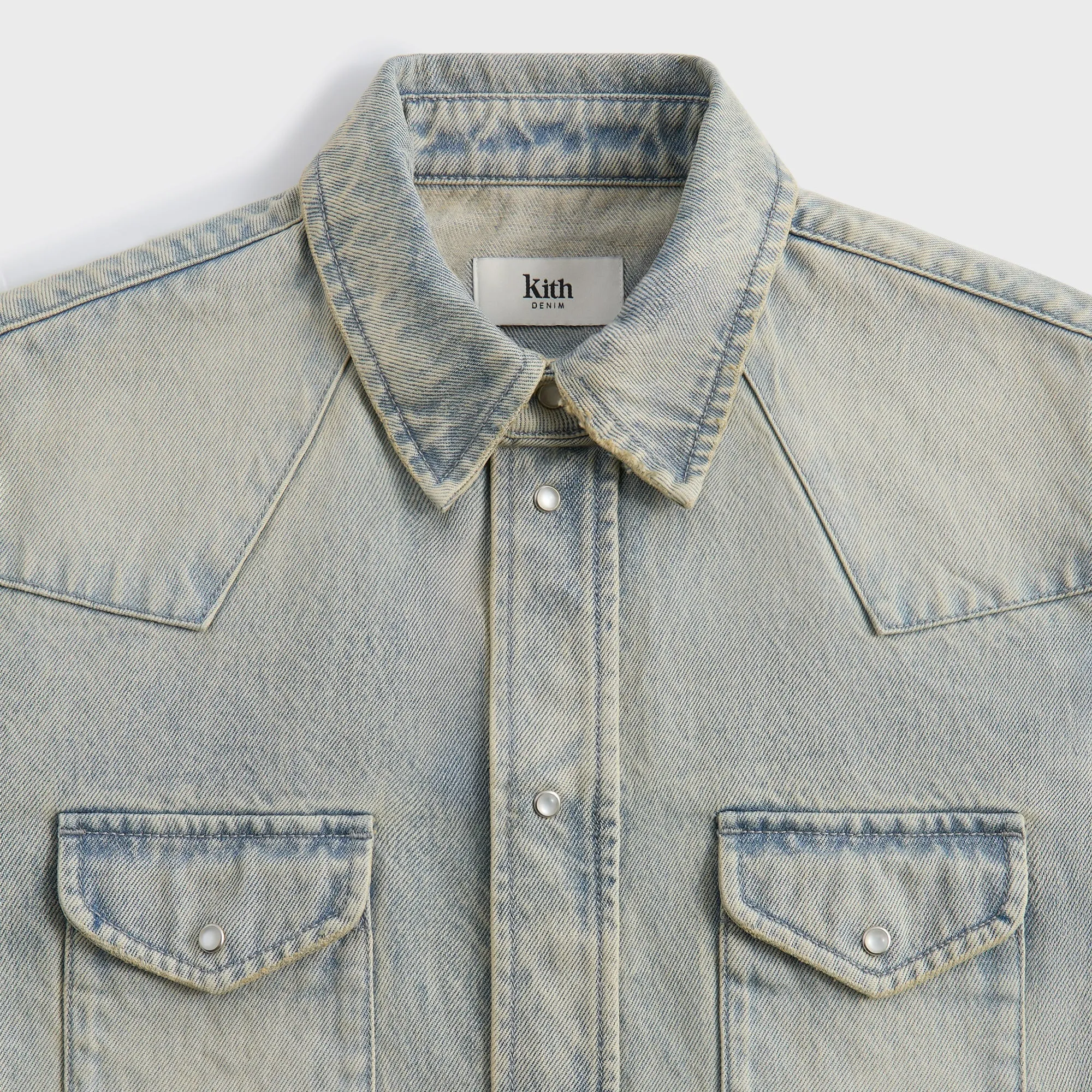 Anti Glare Trim Kith Webster Denim Shirt - Keaton Wash