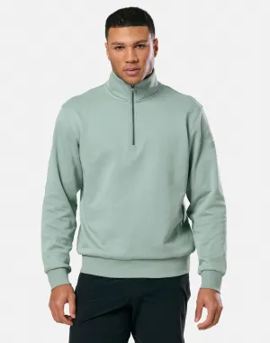 Clubhouse Half Zip in Summer Green Unisex Apparel Stylish Wear